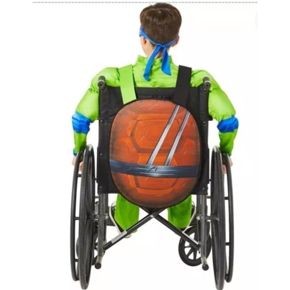 Wheelchair Ninja Turtle Costume New 4/6 Adaptive Design One Size Light Up Belt - Picture 2 of 11